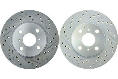 Front PAIR Stoptech Disc Brake Rotor for 2001-2005 Toyota Echo (46355) - Image 1 of 4