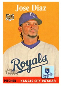2007 Topps Heritage Jose Diaz #367 Kansas City Royals