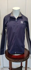 Cutter & Buck New York Yankees Navigate WeatherTec full-zip jacket Medium Navy  - Picture 1 of 8