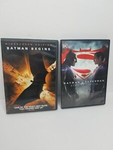 Batman Begins (Dvd, 2005) Widescreen Edition Batman vs Superman dawn of Justice