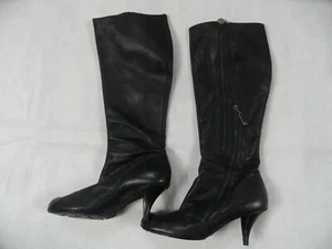 PACO GIL stylish high boots black size 40 top KoS519 - Picture 1 of 6