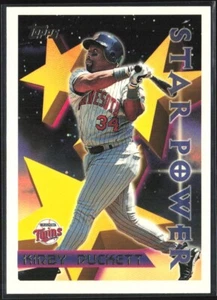 1996 Topps #221 Kirby Puckett Star Power - Picture 1 of 2