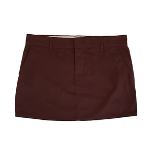 New Volcom Womens "Frochickie Mini" Burgandy Skirt - Picture 1 of 3