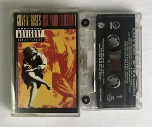 Guns N Roses - Use Your Illusion 1 - Cassette Tape GEFC-24415 Hype Sticker - Picture 1 of 9