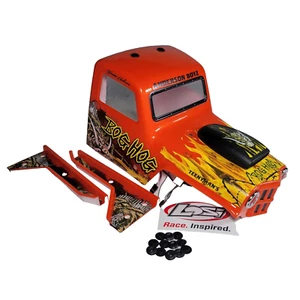 Losi LMT Bog Hog Body Factory Painted Orange Shell With LED Lights Mega Truck - Picture 1 of 8