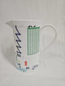 New Kate Spade Pitcher By Lenox “Hopscotch Drive” New In Box 8.5 Inches Tall - Picture 1 of 5