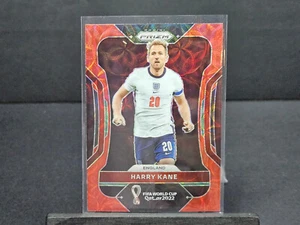 2022 Panini Prizm FIFA World Cup HARRY KANE RED CHOICE #86 Inghilterra - Foto 1 di 1
