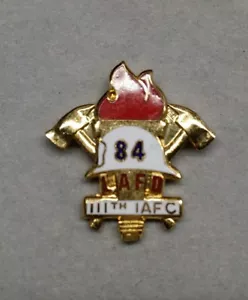 1984 LOS ANGELES FIRE LAFD 111TH IAFC TORCH OLYMPIC GAMES PIN - Bild 1 von 1