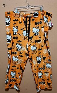 Hello Kitty Halloween Pajama Pants Size 3X (22W/24W) Sanrio Rare!