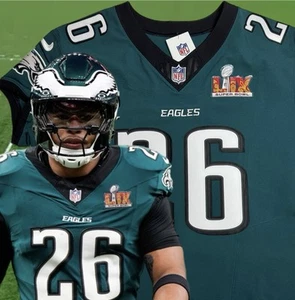Camiseta deportiva XL 48 Barkley #26 Vapor FUSE Elite Super Bowl LIX 59 Eagles auténtica - Imagen 1 de 14
