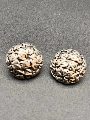 Ohrclips Modeschmuck Silberfarben Ohrclips - Bild 1 von 4