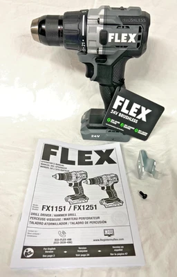 FLEX 24V FX1151 Brushless 1/2" Drill Driver 2 Speed TOOL ONLY (New From Kit) - Image 1 of 3