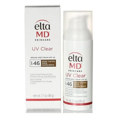 Amplia especificación Elta MD UV transparente teñido profundo Protector solar SPF 46 1,7 OZ nuevo caducidad 4/26 Foto 1 de 2
