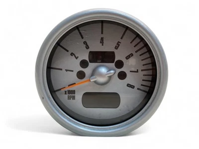 Mini Cooper Tachometer RPM Silver 62116936295 02-08 R50 R52 R53 CLR50 - Image 1 of 4