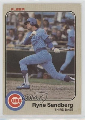 Fleer Ryne Sandberg #507 Rookie RC HOF 1983 Foto 1 de 2