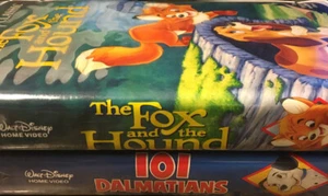 2 RARE Black Diamond Original 101 Dalmations Disney,The Fox And The Hound - Picture 1 of 8