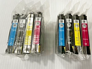 Epson 702 Ink Set of 8 (2 SETS) CMYK INITIAL NEW OEM Sealed Genuine 702i WF3720 - Picture 1 of 1