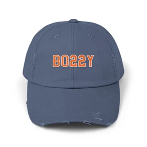 BO22Y orange weiß Mike Bossy Unisex Distressed Kappe - Bild 1 von 24