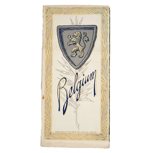 c.1925 Post WWI Belgium Reconstruction Brochure Map Dover-Ostend Line Railway - Picture 1 of 10