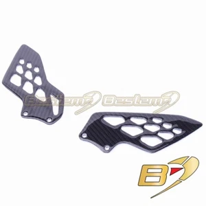 2009 - 2019 BMW S1000RR 100% Carbon Fiber Heel Plates Heel Guards Twill - Bild 1 von 4