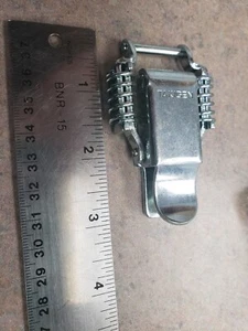 Spring Loaded Draw Latch Silver Tone c-7-1 - Picture 1 of 3