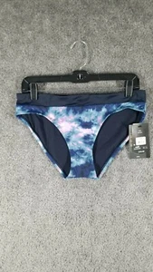Avia Women Sz XL 16/18 Tie Dye Mid Rise Bikini Bottom Blue/Multi NWT Swim Bath - Picture 1 of 8