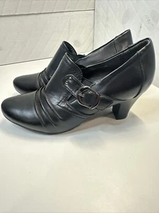 Pierre Dumas Women's Shoes Heel Black Size 7.5M Flexibles Grasp - Picture 1 of 19