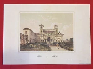 Ph. Benoist / Lemercier - Rome 1 Fine Art Farbe Print Replik Of Lithographie - Bild 1 von 1