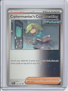Pokemon - Temporal Forces - Ciphermaniac's Codebreaking - 145/162 - Uncommon - Picture 1 of 2
