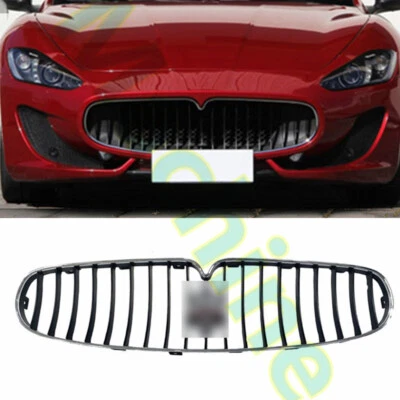 Parrilla superior parachoques delantero negro + cromado para Maserati GranTurismo 2008-2017 Foto 1 de 4