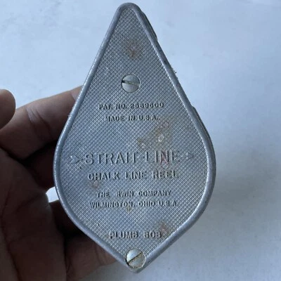 Vintage Strait-Line Chalk Line Reel - Plumb Bob - The American Tool Co (T8) - Image 1 of 4