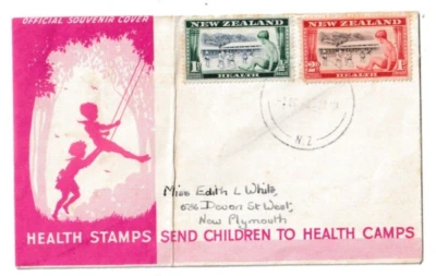 1/10/1948 New Zealand FDC - Health Stamps - ? CDS Postmark - Image 1 of 2