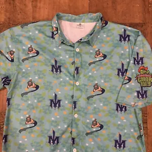 Myrtle Beach Mermen Hawaiian Shirt Adult XL New Country Gator - Picture 1 of 7
