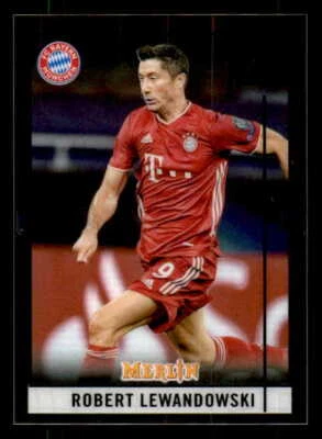 2020-21 Topps Chrome Merlin #75 Robert Lewandowski Bayern (ref 143298) - Image 1 of 2