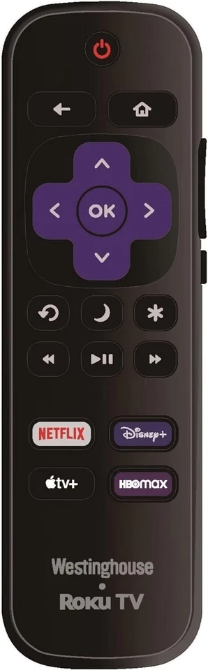 Controle remoto compatível com Westinghouse Roku TV - Imagem 1 de 4
