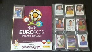 PANINI SET COMPLET VIGNETTES UEFA EURO 2012 POLAND VERSION + EMPTY ALBUM VIDE