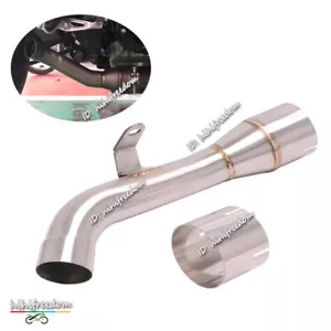 Tubo de escape de enlace medio tubo de acero inoxidable para Kawasaki Z1000SX Ninja 1000SX 2020-2023 - Imagen 1 de 6