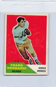 1960 Fleer #54 Frank Bernardi Broncos EX 538 - Picture 1 of 2