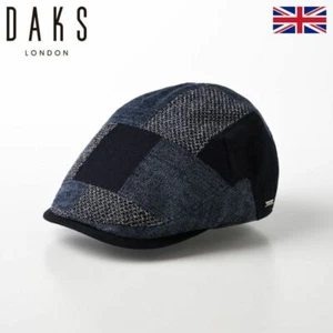 DAKS Hunting Patchwork D1676 Marina Hombre Sombrero - Imagen 1 de 6