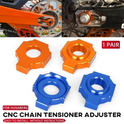CNC Chain Tensioner Adjuster For Husaberg FE250 FE390 FE450 TE125 TE250 TE300 - Image 1 of 4
