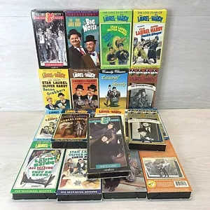 Lot of 20- Laurel and Hardy VHS TAPES Lost Films Hal Roach Nostalgia Archive - Picture 1 of 8