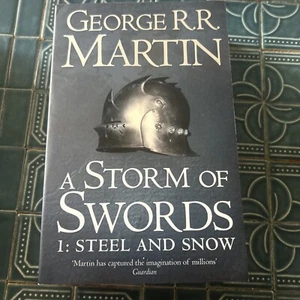 A Storm of Swords: Part 1 Steel and Snow (A Song of Ice and Fire, Book 3) - GOOD - Bild 1 von 8