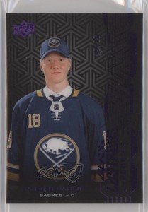 2018-19 SPx UD Black Lustrous Rookies Purple /25 Rasmus Dahlin #LR-RD Rookie RC