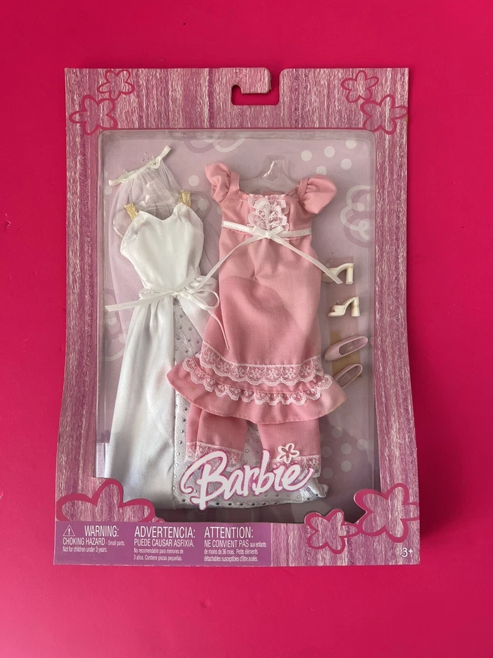 Barbie Fashion Glamour Butterfly Dress Accessories 2003 B8188 B8191