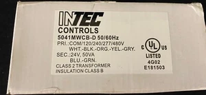INTEC CONTROLS P/N 5041MWCB-D 50/60Hz CLASS 2 TRANSFORMER - New in Bo - Picture 1 of 2