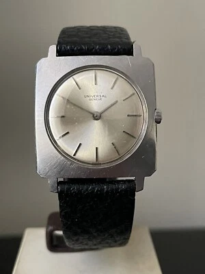 Reloj Universal Geneve Extra Plan Unisex Tanque Cuerda Manual Foto 1 de 4