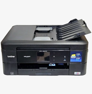 Brother MFC-J680DW Inkjet Printer Copy Fax Black LC201 50/60Hz 120V All In One - Image 1 of 4