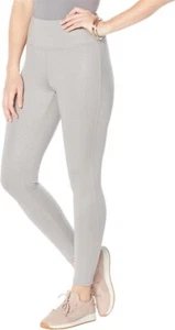 DG2 Diane Gilman DG Downtime Sparkle Knit Legging Gray XL NWOT (570) - Picture 1 of 1