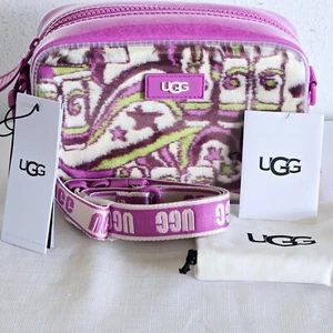 WOMENS UGG JANEY II PURPLE RUBY GROOVIN CROSSBODY BELT BAG CLUTCH 1116183 PURSE - Picture 1 of 12