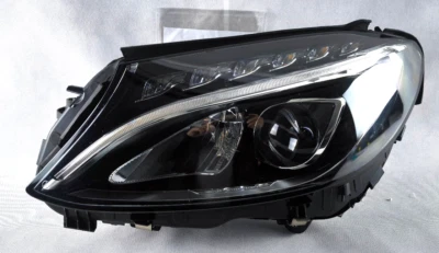 MERCEDES C CLASS 205 PERFORMANCE  HEADLIGHT FULL LED LEFT A2058201361 RHD - Image 1 of 4